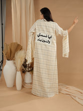 Load image into Gallery viewer, Quote Kaftan - checked
